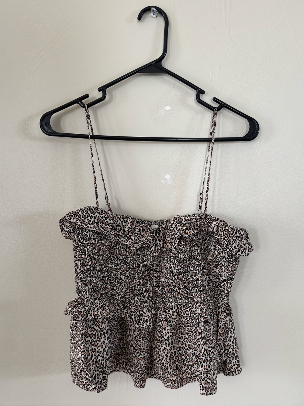 AE Square Neck Smocked Ruffle Cami